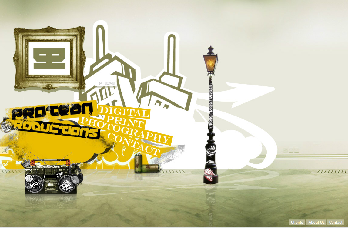 Interface design for PTP,  the links are like graff on a wall